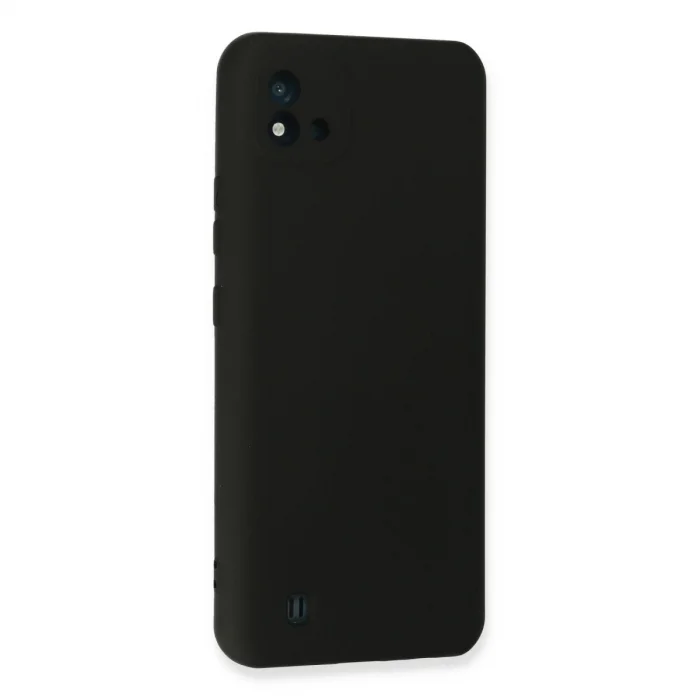 BUĞZ Realme C11 2021 Kılıf Nano İçi Kadife Silikon - Siyah