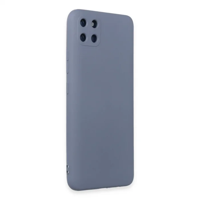 BUĞZ Realme C11 Kılıf Nano İçi Kadife Silikon - Gri