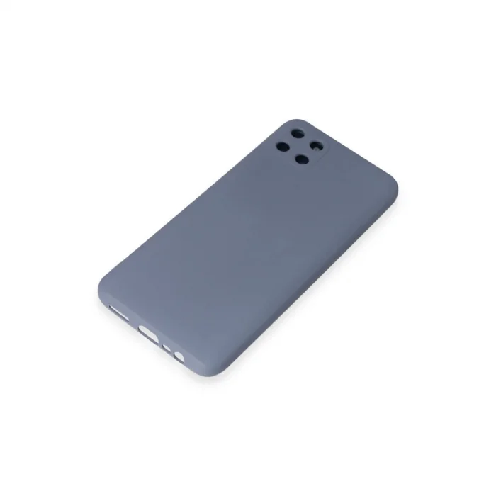 BUĞZ Realme C11 Kılıf Nano İçi Kadife Silikon - Gri