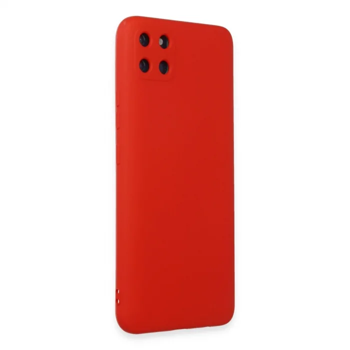 BUĞZ Realme C11 Kılıf Nano İçi Kadife Silikon - Kırmızı