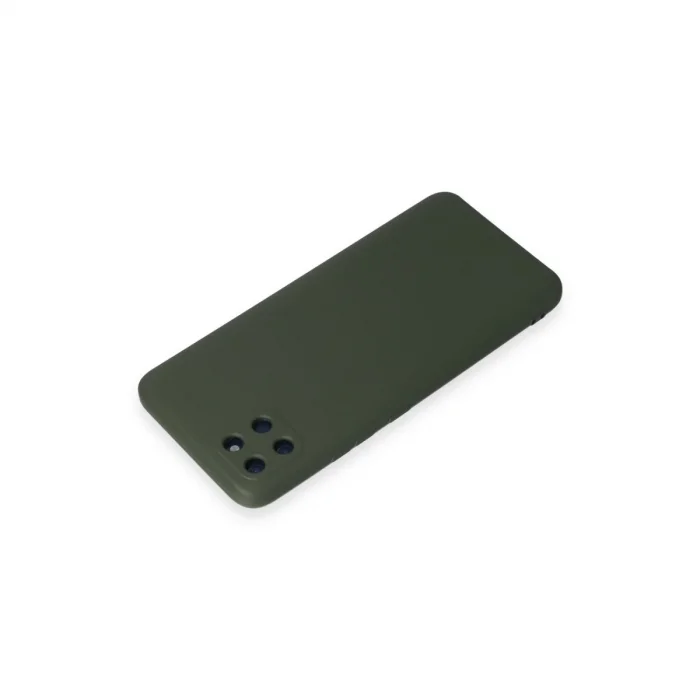 BUĞZ Realme C11 Kılıf Nano İçi Kadife Silikon - Koyu Yeşil