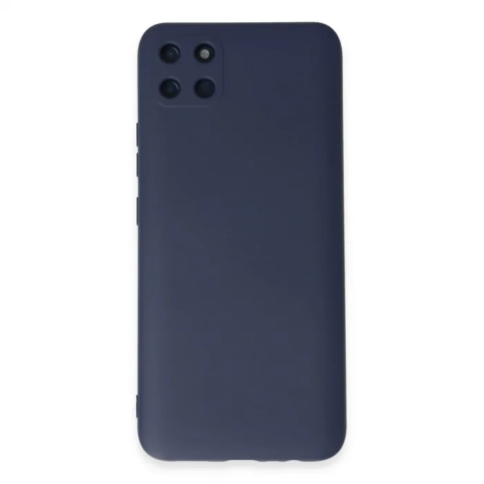 BUĞZ Realme C11 Kılıf Nano İçi Kadife Silikon - Lacivert