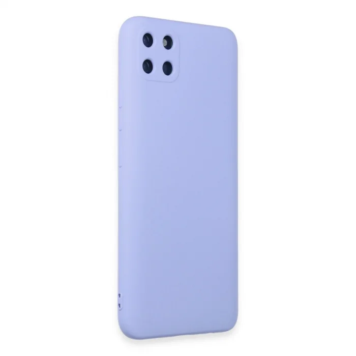 BUĞZ Realme C11 Kılıf Nano İçi Kadife Silikon - Lila