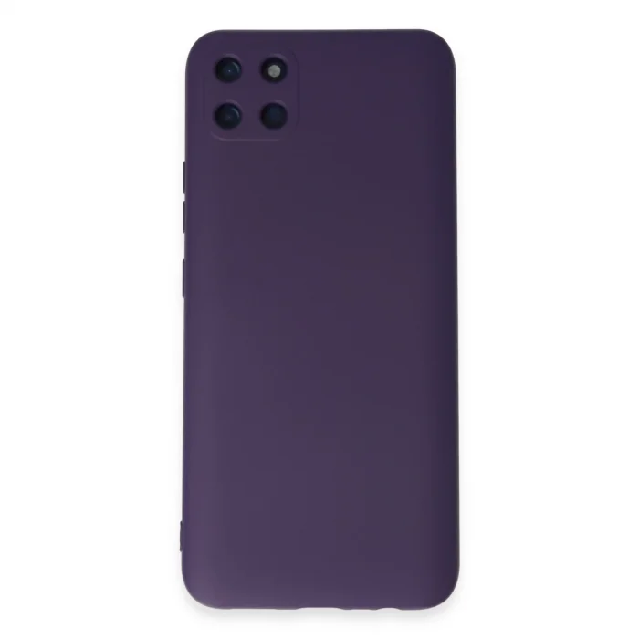 BUĞZ Realme C11 Kılıf Nano İçi Kadife Silikon - Mor