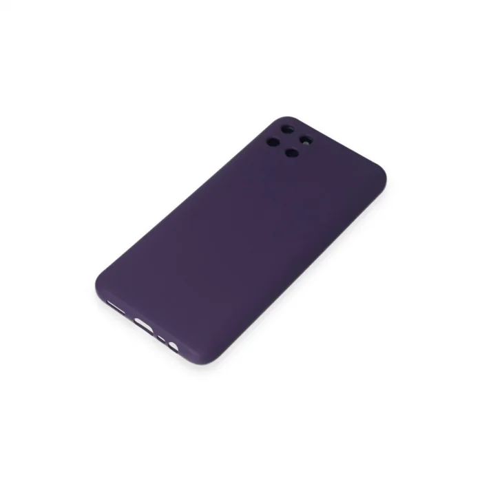 BUĞZ Realme C11 Kılıf Nano İçi Kadife Silikon - Mor