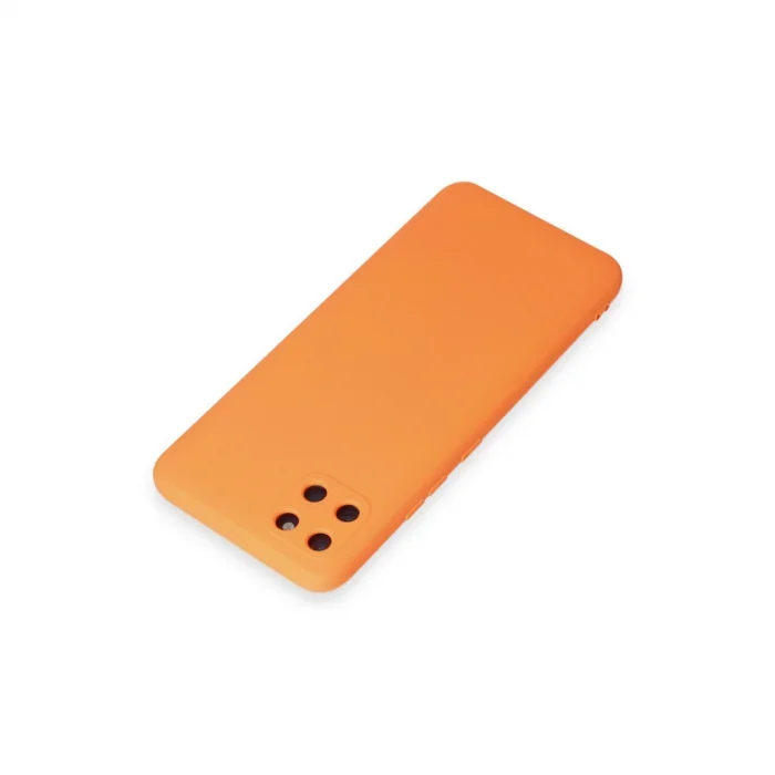 BUĞZ Realme C11 Kılıf Nano İçi Kadife Silikon - Turuncu