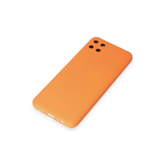 BUĞZ Realme C11 Kılıf Nano İçi Kadife Silikon - Turuncu