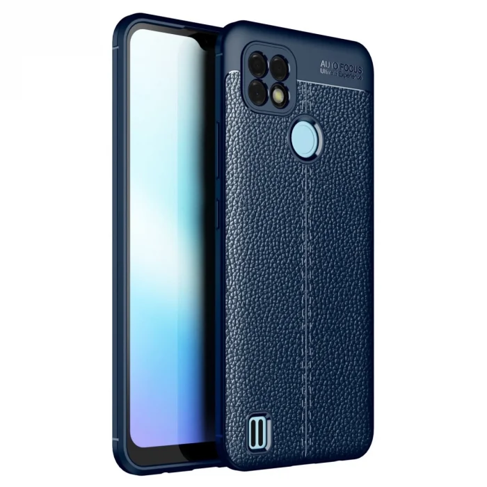 BUĞZ Realme C25 Kılıf Auto Focus Kapak - Lacivert