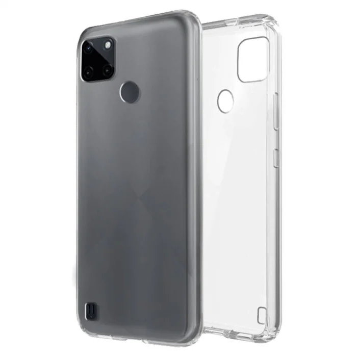 BUĞZ Realme C25y Kılıf Lüx Şeffaf Silikon