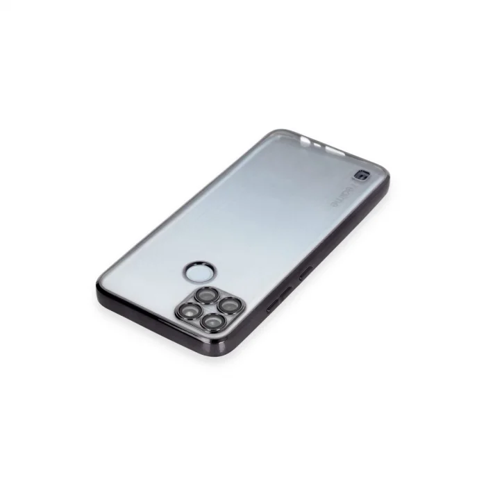 BUĞZ Realme C25y Kılıf Razer Lensli Silikon - Siyah