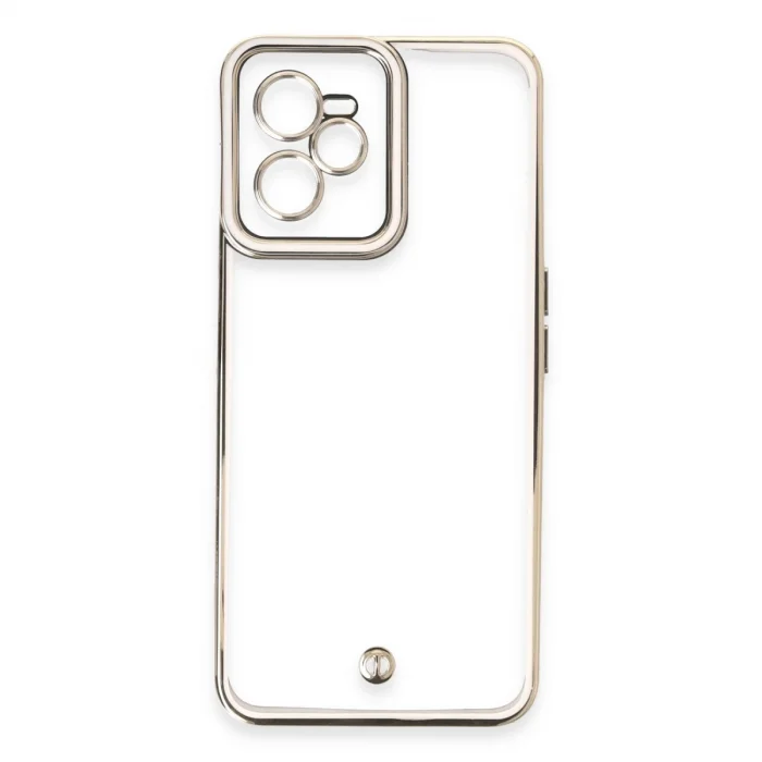 BUĞZ Realme C35 Kılıf Liva Lens Silikon - Beyaz