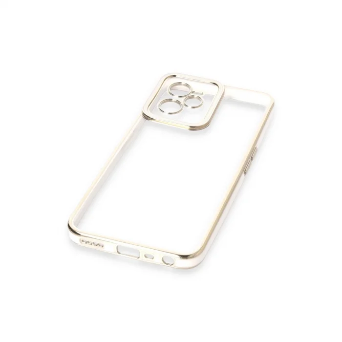 BUĞZ Realme C35 Kılıf Liva Lens Silikon - Beyaz