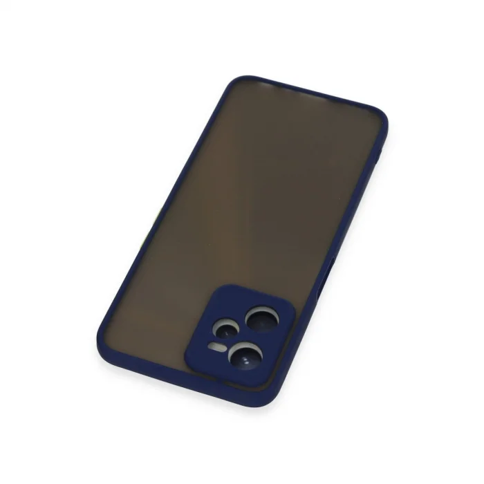 BUĞZ Realme C35 Kılıf Montreal Silikon Kapak - Lacivert