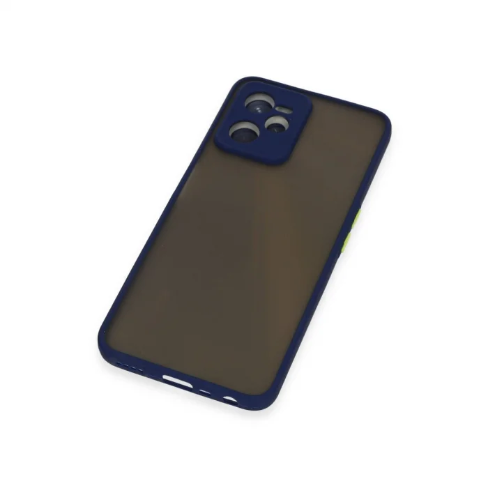 BUĞZ Realme C35 Kılıf Montreal Silikon Kapak - Lacivert