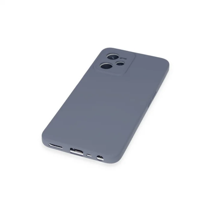 BUĞZ Realme C35 Kılıf Nano İçi Kadife Silikon - Gri