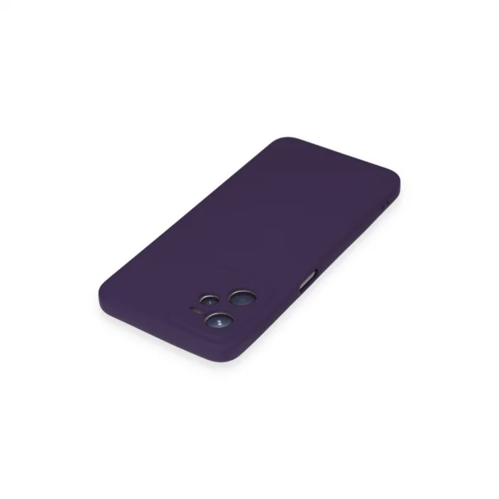 BUĞZ Realme C35 Kılıf Nano İçi Kadife Silikon - Mor