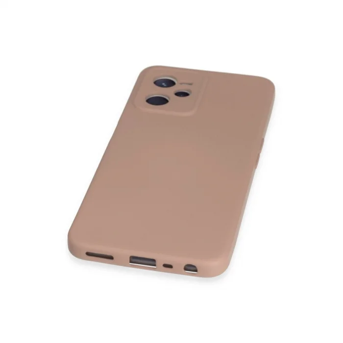 BUĞZ Realme C35 Kılıf Nano İçi Kadife Silikon - Pudra
