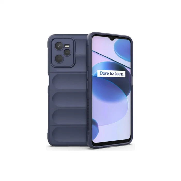 BUĞZ Realme C35 Kılıf Optimum Silikon - Lacivert