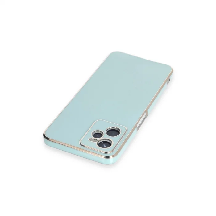 BUĞZ Realme C35 Kılıf Volet Silikon - Açık Yeşil