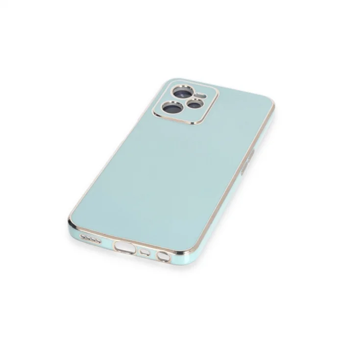 BUĞZ Realme C35 Kılıf Volet Silikon - Açık Yeşil