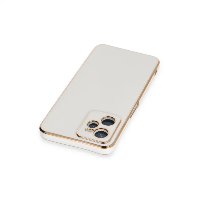 BUĞZ Realme C35 Kılıf Volet Silikon - Beyaz