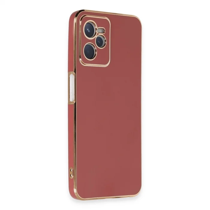 BUĞZ Realme C35 Kılıf Volet Silikon - Kırmızı