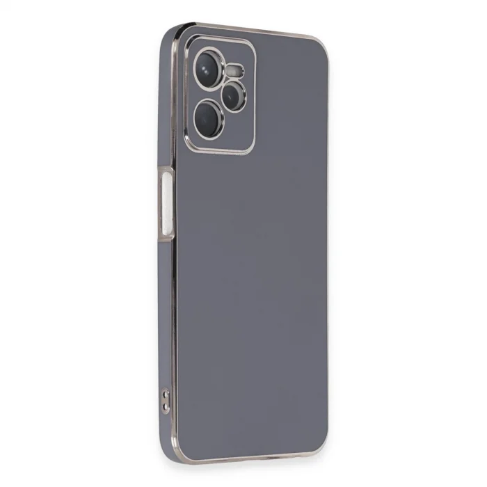 BUĞZ Realme C35 Kılıf Volet Silikon - Mavi