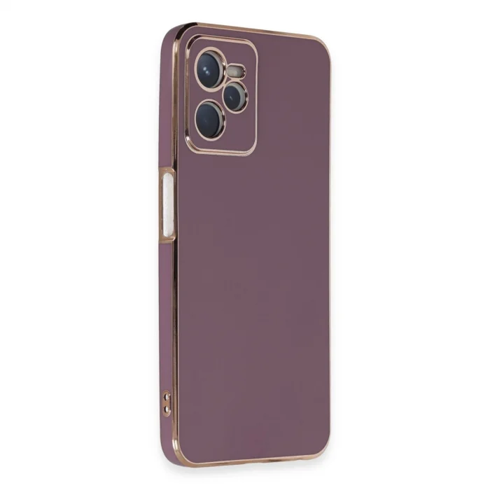 BUĞZ Realme C35 Kılıf Volet Silikon - Mor