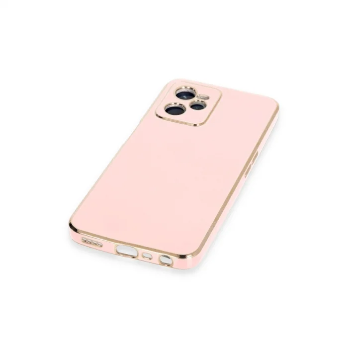 BUĞZ Realme C35 Kılıf Volet Silikon - Pembe