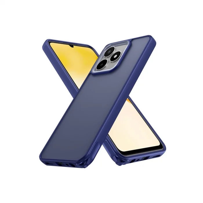 BUĞZ Realme C53 Kılıf Elegant Kapak - Lacivert