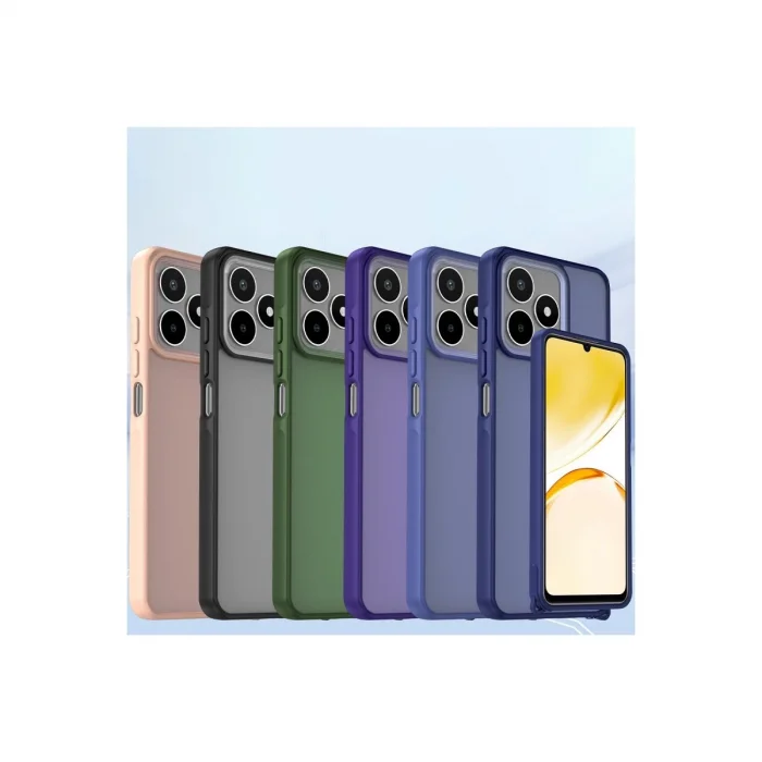 BUĞZ Realme C53 Kılıf Elegant Kapak - Titan Gri