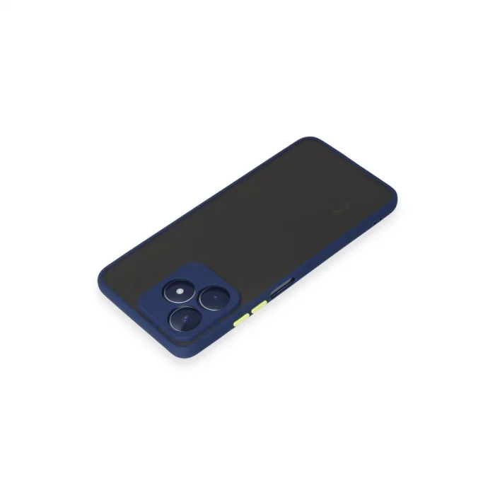 BUĞZ Realme C53 Kılıf Montreal Silikon Kapak - Lacivert