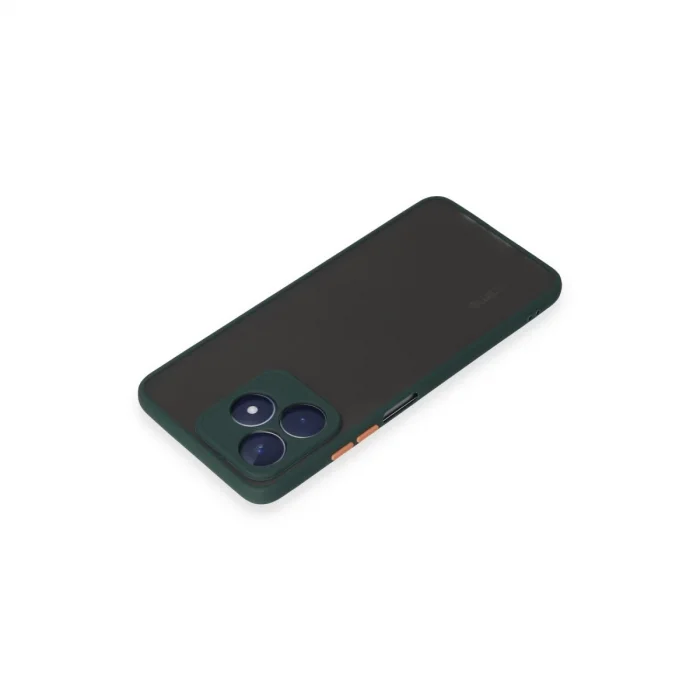 BUĞZ Realme C53 Kılıf Montreal Silikon Kapak - Yeşil