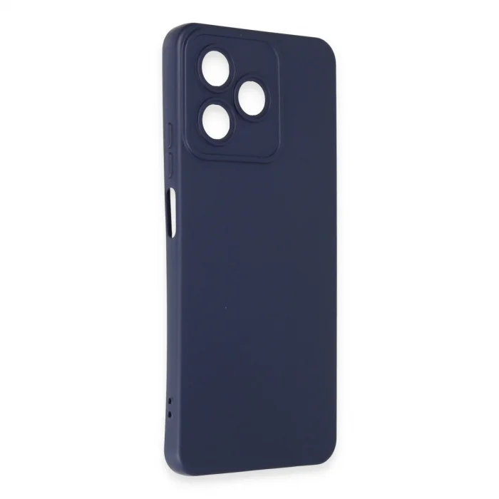 BUĞZ Realme C53 Kılıf Nano İçi Kadife Silikon - Lacivert