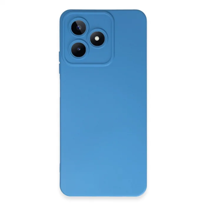 BUĞZ Realme C53 Kılıf Nano İçi Kadife Silikon - Mavi