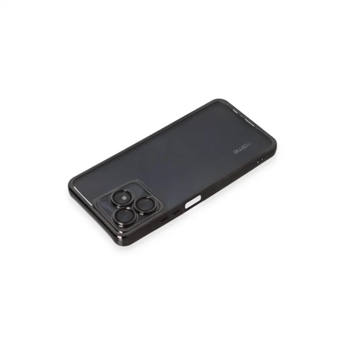 BUĞZ Realme C53 Kılıf Razer Lensli Silikon - Siyah