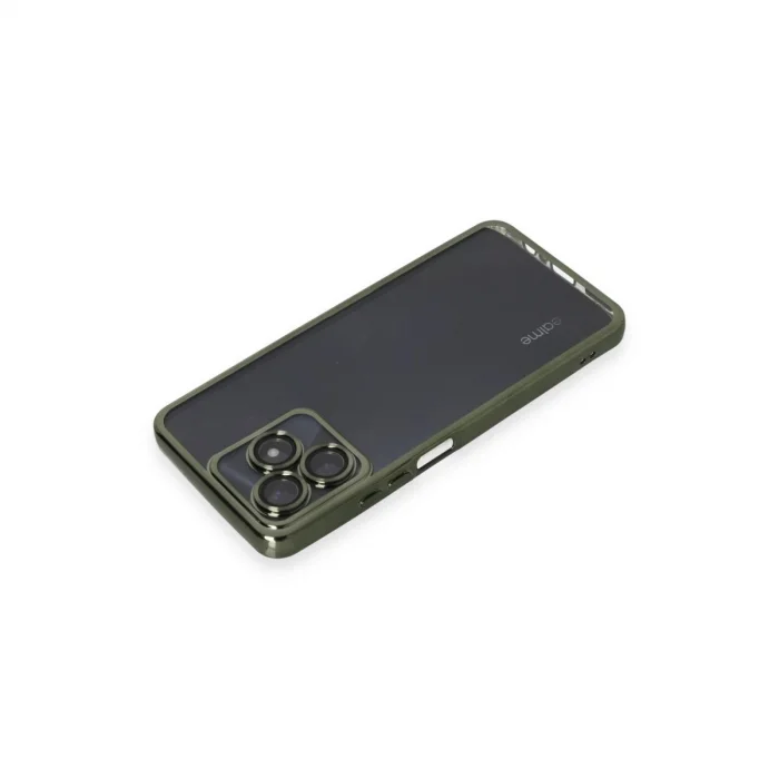 BUĞZ Realme C53 Kılıf Razer Lensli Silikon - Yeşil