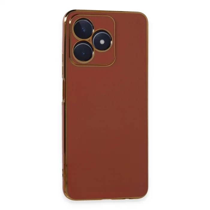 BUĞZ Realme C53 Kılıf Volet Silikon - Kırmızı