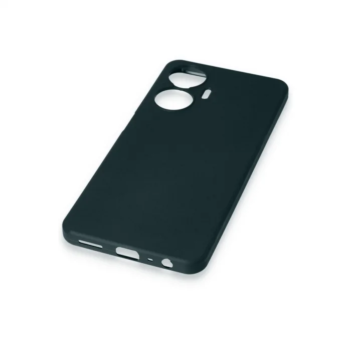 BUĞZ Realme C55 Kılıf First Silikon - Koyu Yeşil