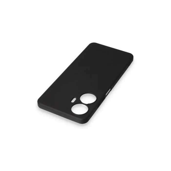 BUĞZ Realme C55 Kılıf First Silikon - Siyah