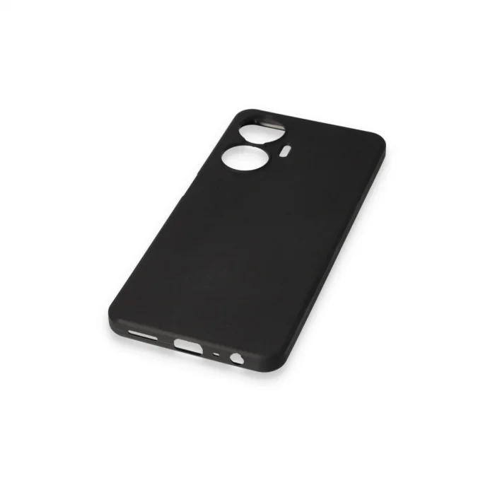 BUĞZ Realme C55 Kılıf First Silikon - Siyah