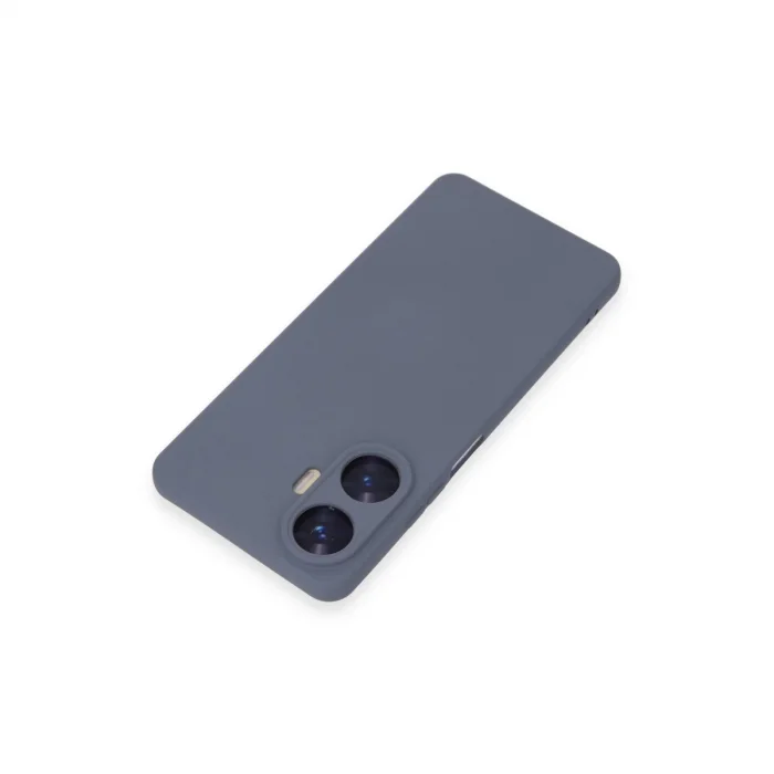 BUĞZ Realme C55 Kılıf Nano İçi Kadife Silikon - Gri