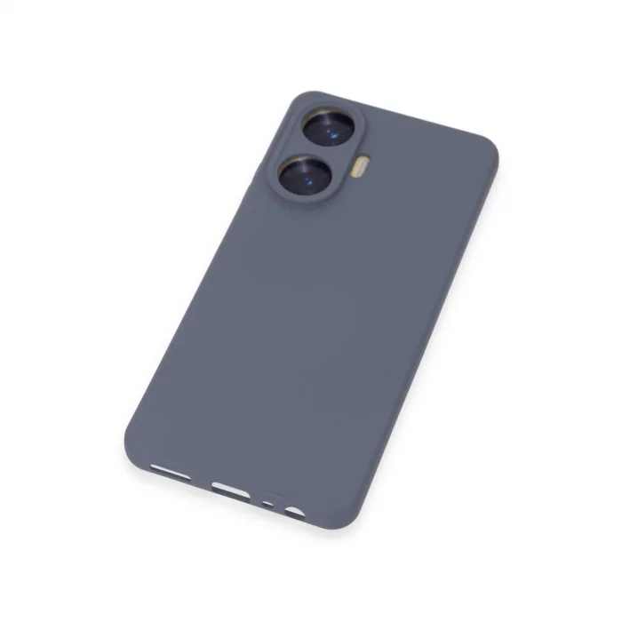 BUĞZ Realme C55 Kılıf Nano İçi Kadife Silikon - Gri