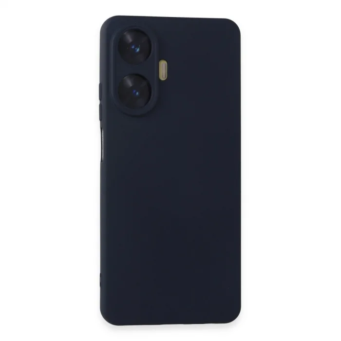 BUĞZ Realme C55 Kılıf Nano İçi Kadife Silikon - Lacivert