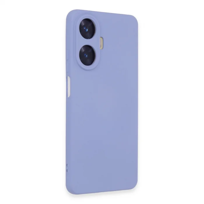 BUĞZ Realme C55 Kılıf Nano İçi Kadife Silikon - Lila