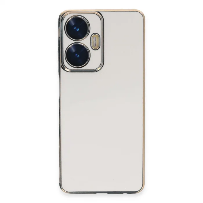 BUĞZ Realme C55 Kılıf Volet Silikon - Beyaz