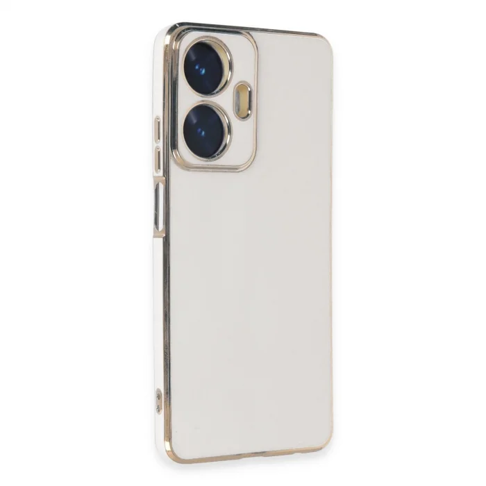 BUĞZ Realme C55 Kılıf Volet Silikon - Beyaz