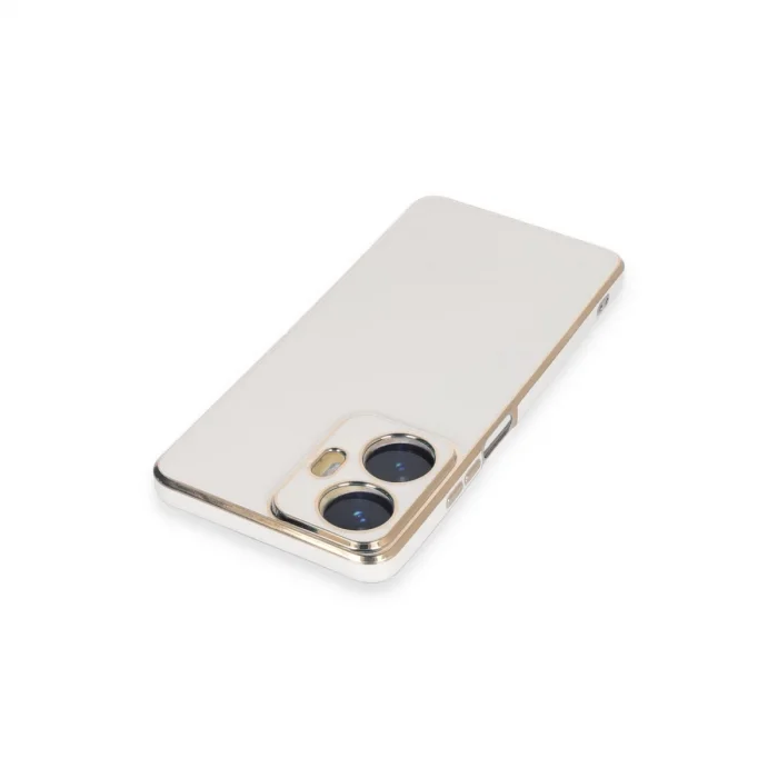 BUĞZ Realme C55 Kılıf Volet Silikon - Beyaz