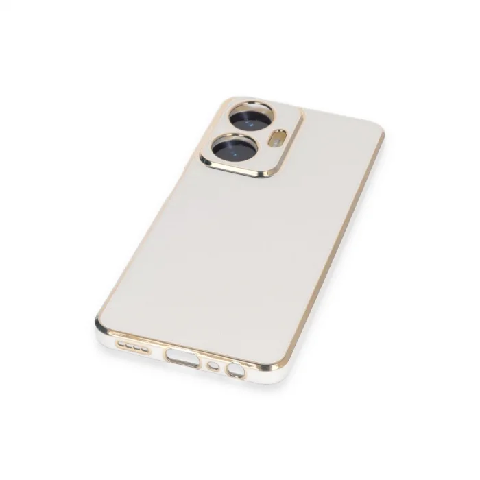 BUĞZ Realme C55 Kılıf Volet Silikon - Beyaz