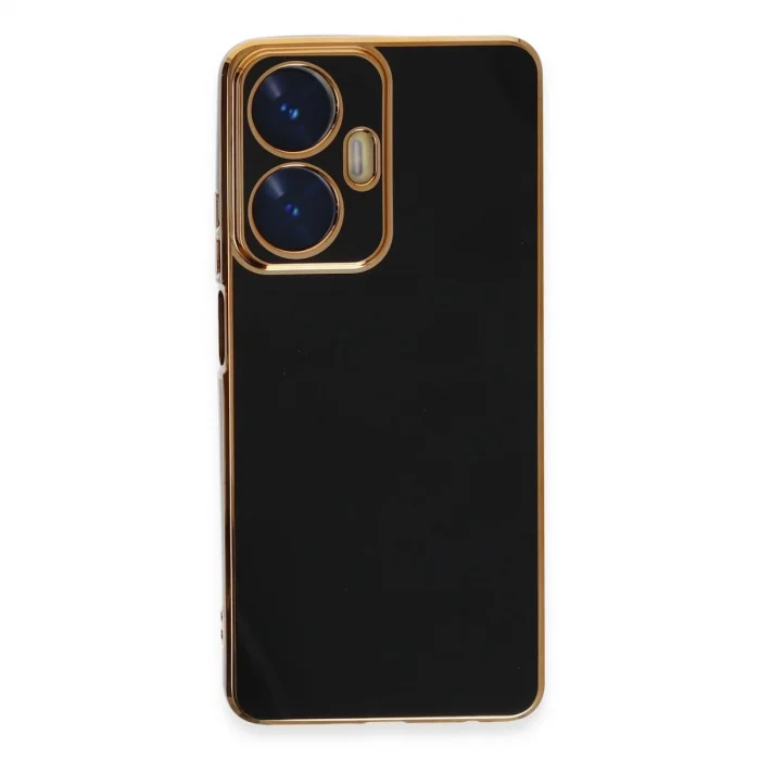 BUĞZ Realme C55 Kılıf Volet Silikon - Siyah